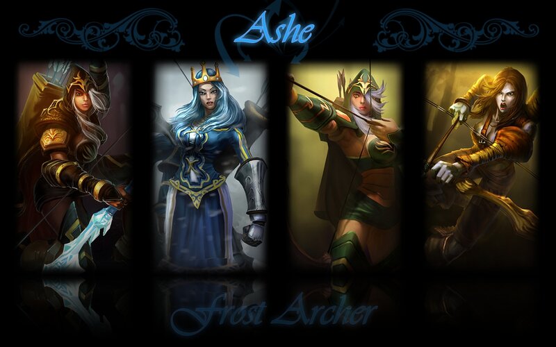 Four Female Archer Characters