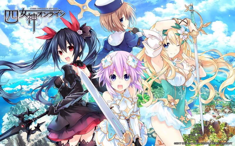 Four Female Characters — Blue, Adventurous