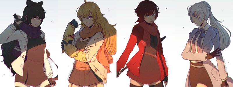 Four Female Characters — Brown