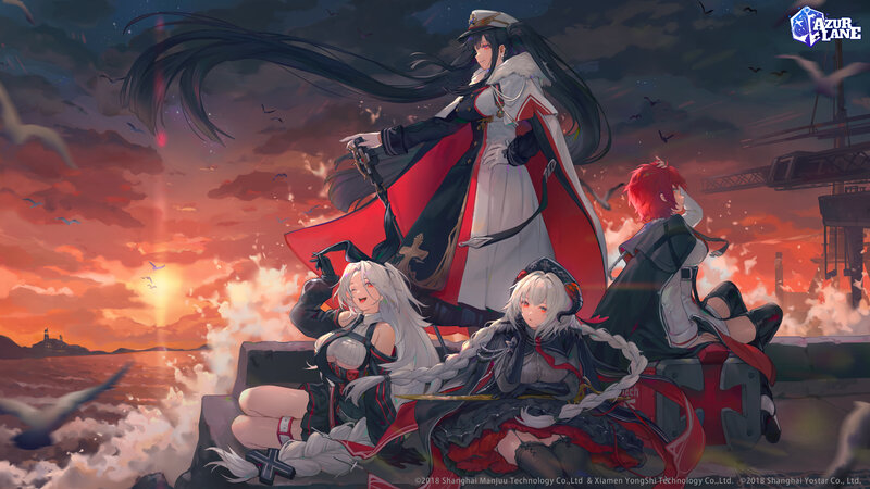 Four Female Characters on Ship