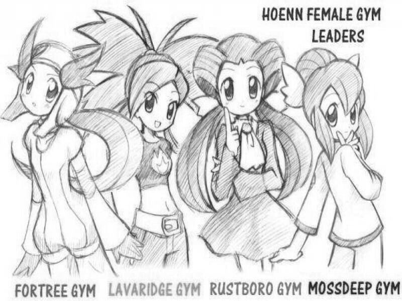 Four Female Gym Leaders