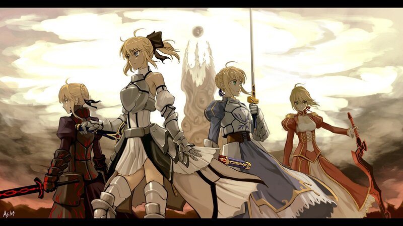 Four Female Warriors — Brown, Dramatic