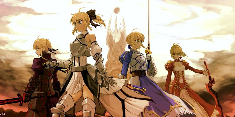 Four Female Warriors — Gold