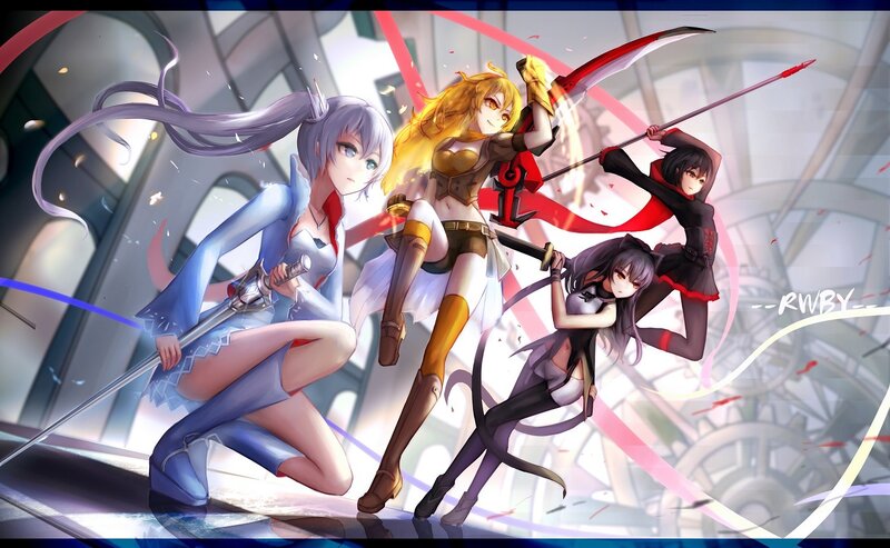 Four Female Warriors — Purple, Dramatic