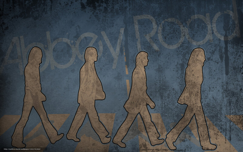 Four Figures Walking