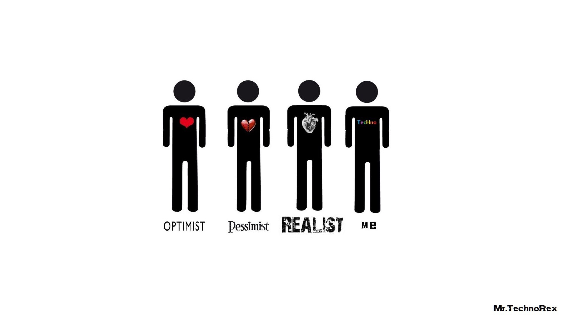 four figures with heart icons