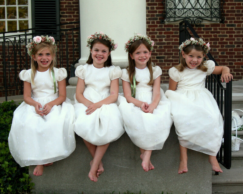 Four Flower Girls