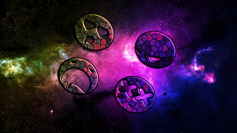 Four Game Controller Buttons