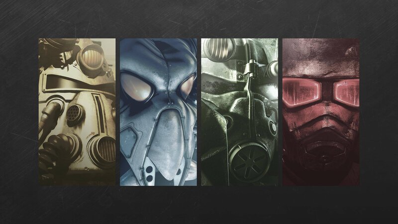 Four Gas Masks