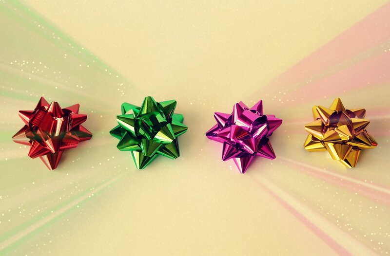 Four Gift Bows