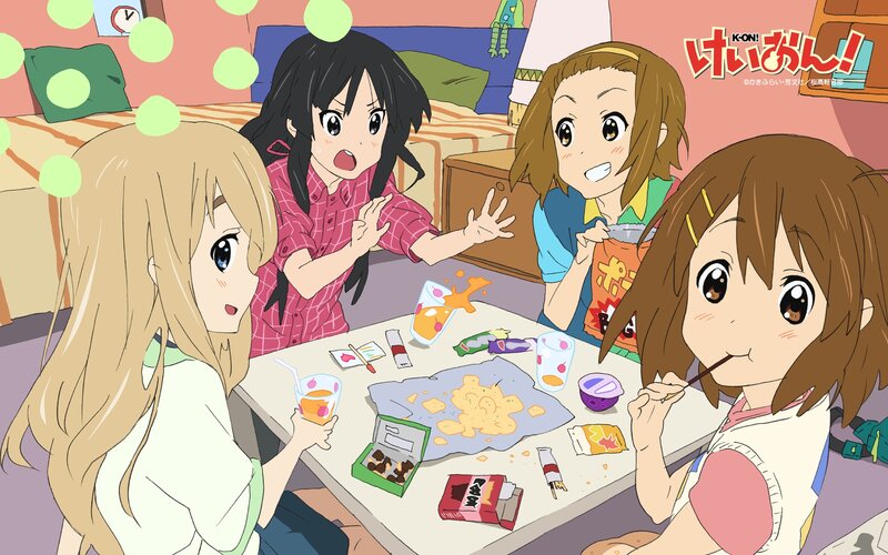 Four Girls at Table