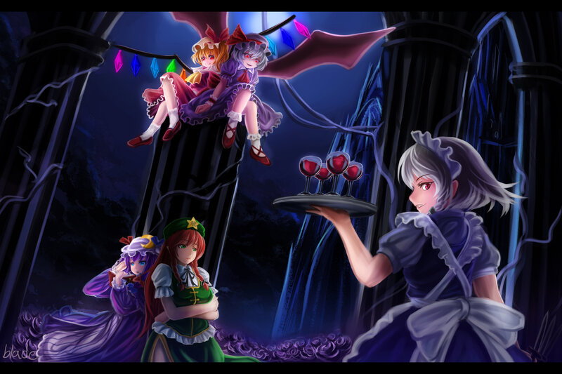 Four Girls in a Castle