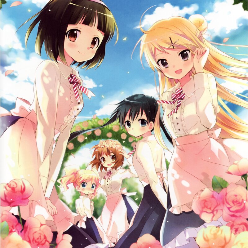 Four Girls in a Garden