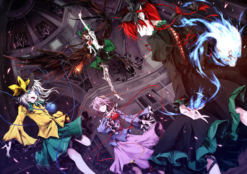 Four girls in a magical battle