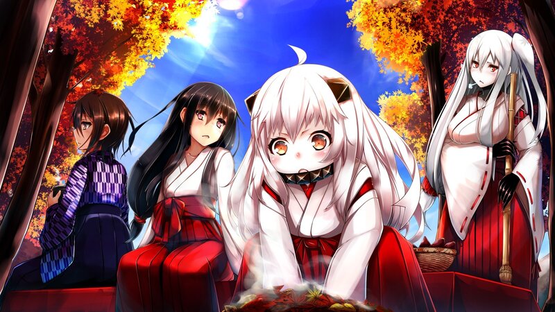 Four Girls in Autumn