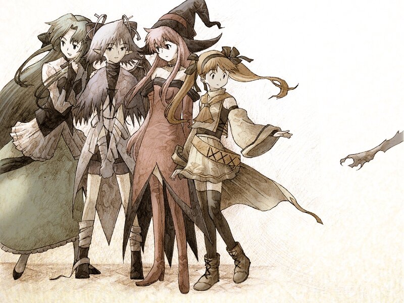 Four Girls in Fantasy Attire