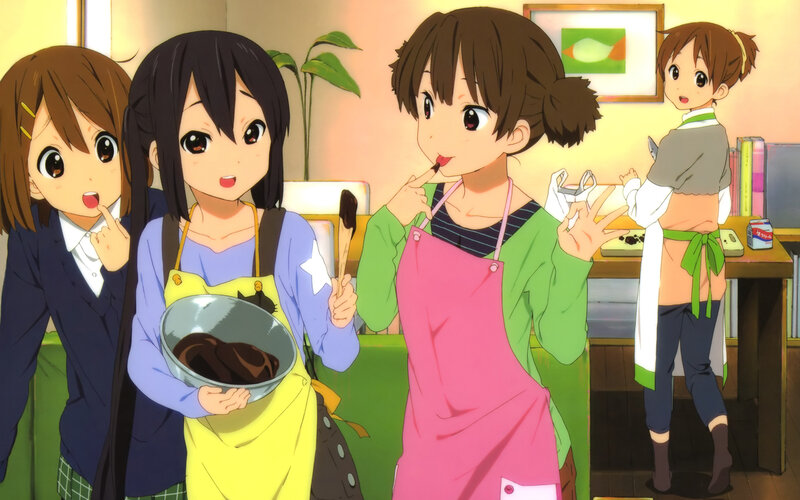 Four Girls in Kitchen