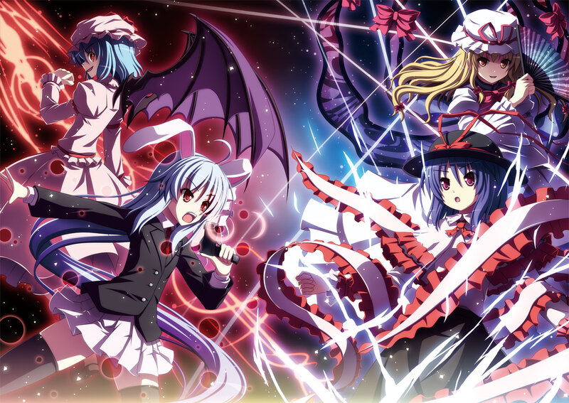 Four girls in magical battle