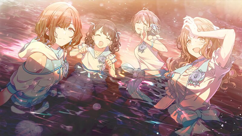Four Girls in Uniforms