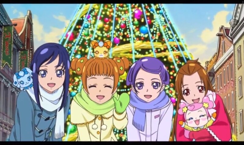 Four Girls in Winter Clothes — Green