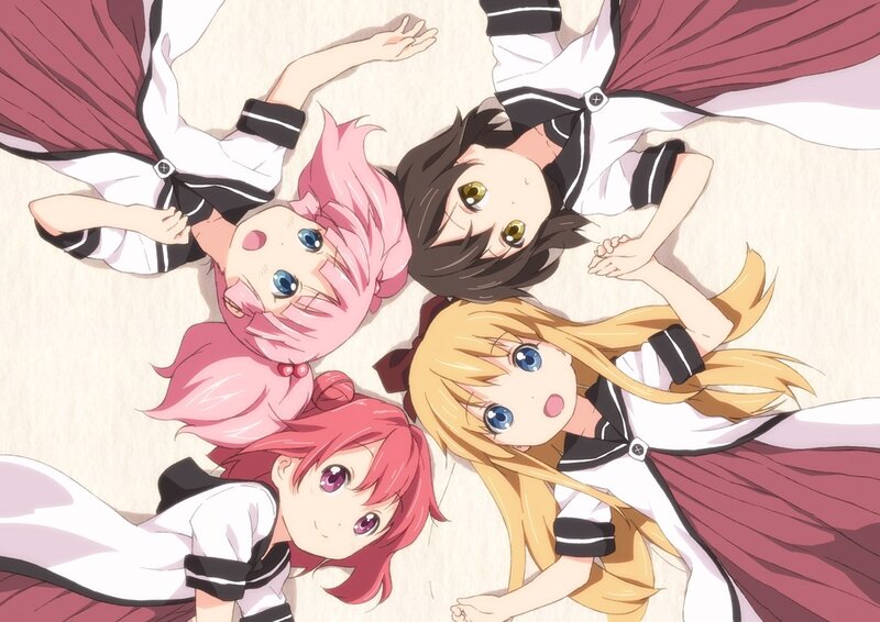 Four Girls Lying Down — White