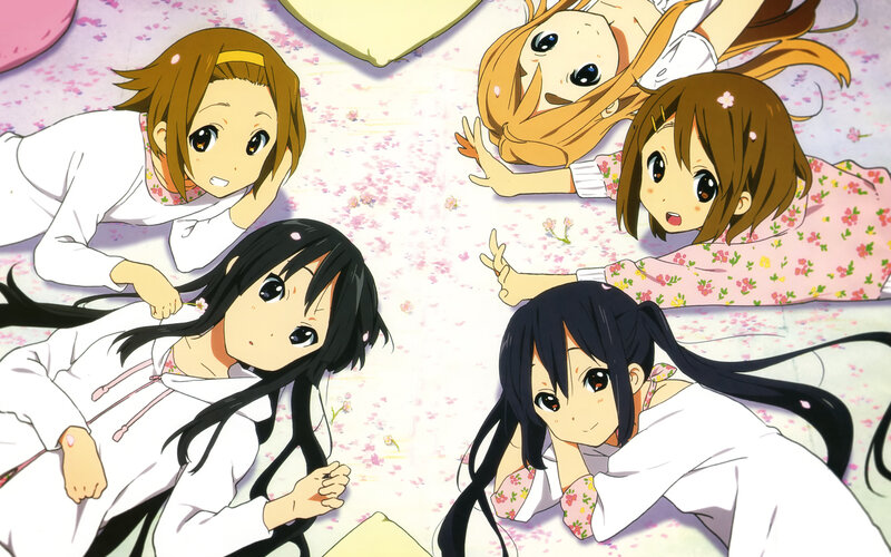 Four Girls Lying on Floor