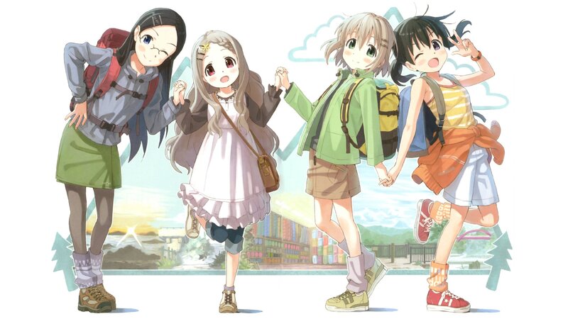 Four Girls on a Hike