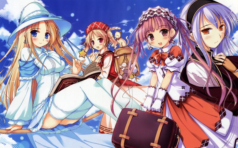 Four girls on a magical journey