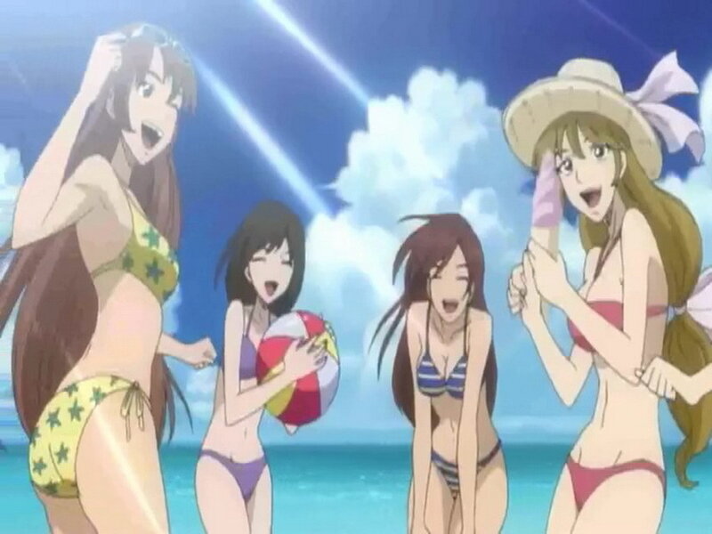 Four Girls on Beach