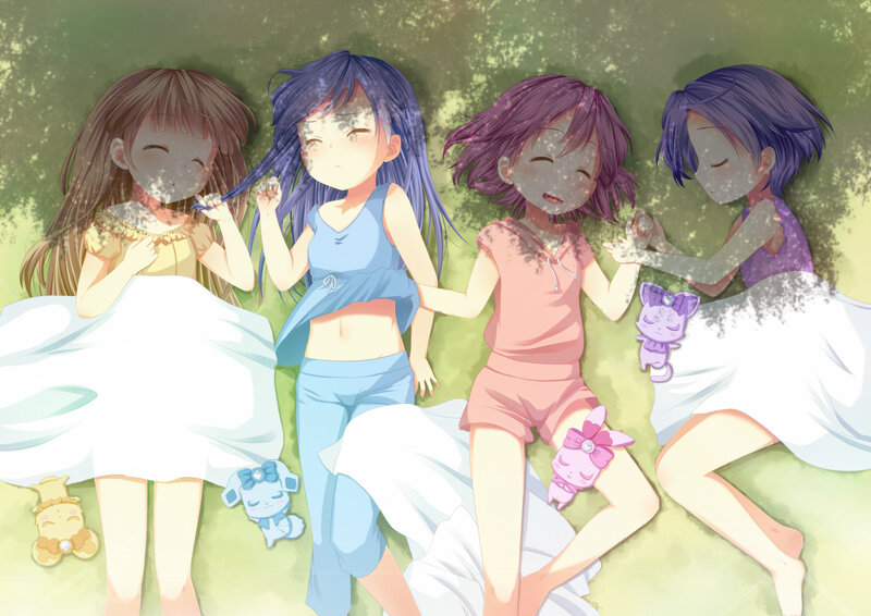 Four Girls Sleeping