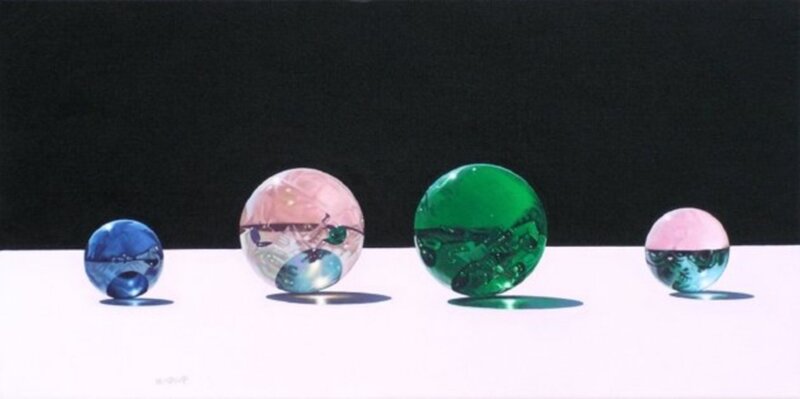 Four Glass Marbles