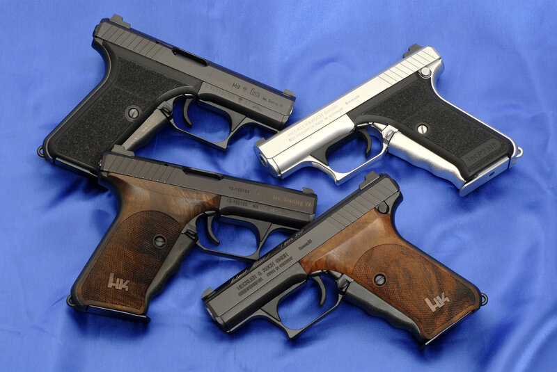 Four Heckler & Koch pistols