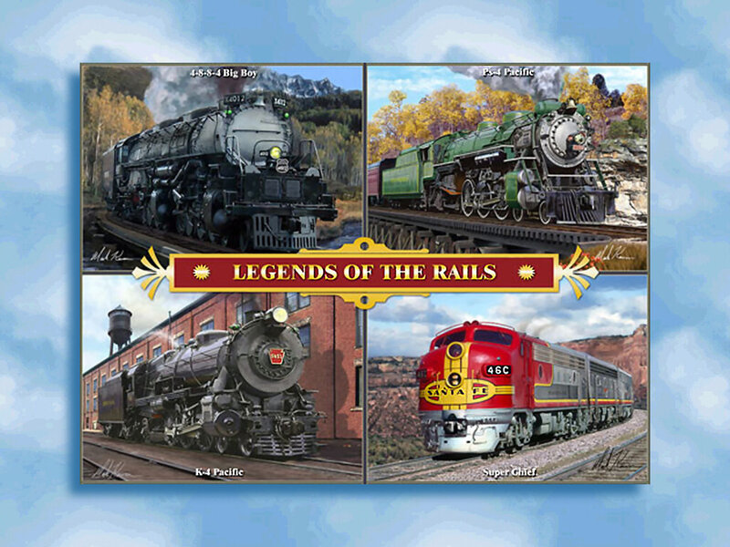 Four Historic Trains