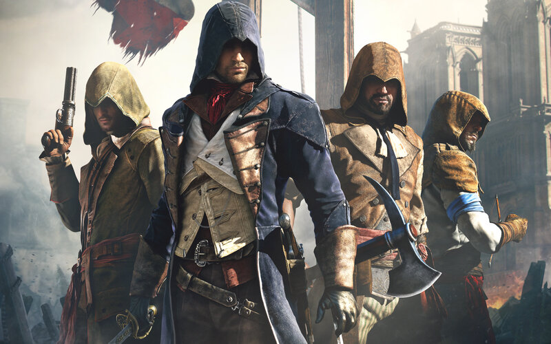 Four Hooded Assassins