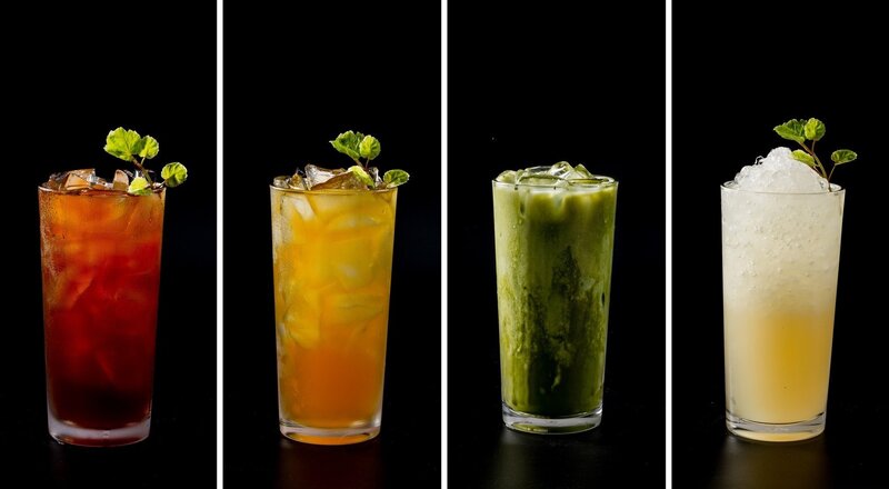 Four Iced Beverages