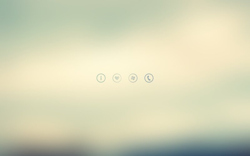 Four Icons on a Gradient