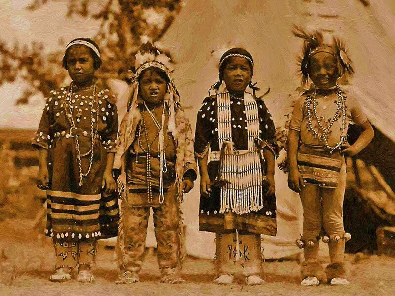 Four Indigenous Children