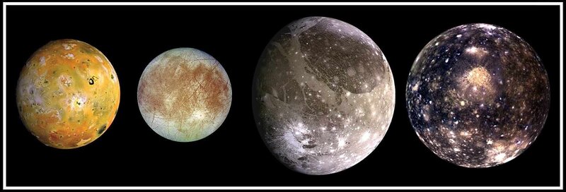 Four Jupiter Moons