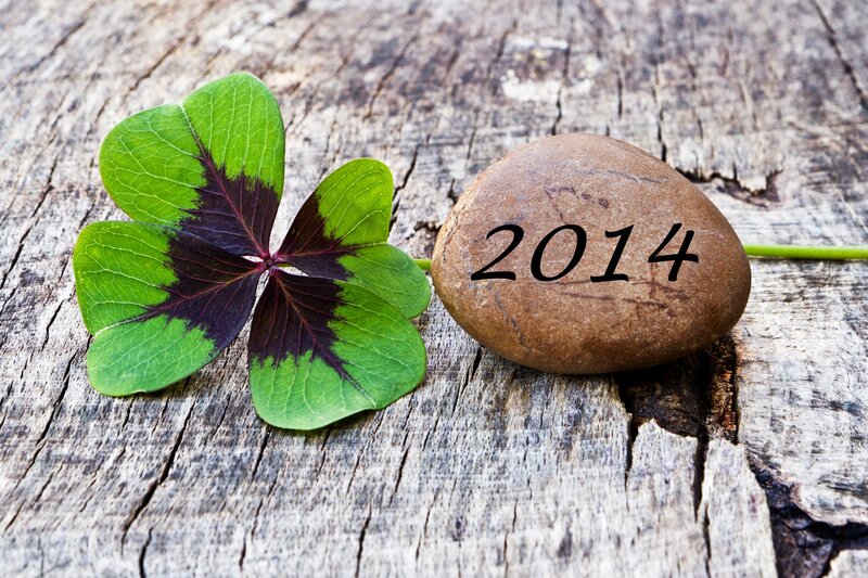 Four-leaf Clover and Stone