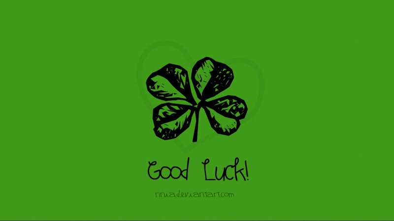 Four-leaf Clover — Green, Calm, Digital Art, Heart Shape