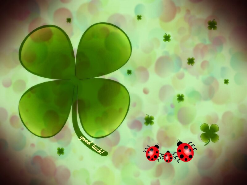 Four-leaf Clover — Green, Cheerful