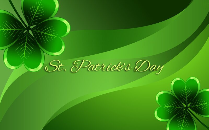 Four-leaf Clovers — Green, Festive