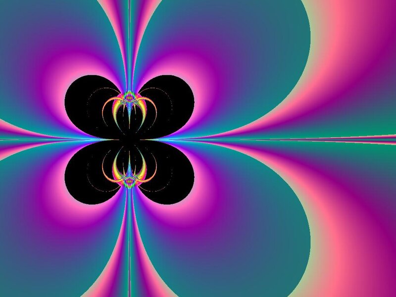 Four-leaf Fractal Pattern