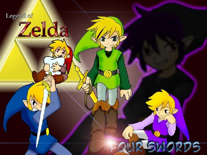 Four Link Characters — Green