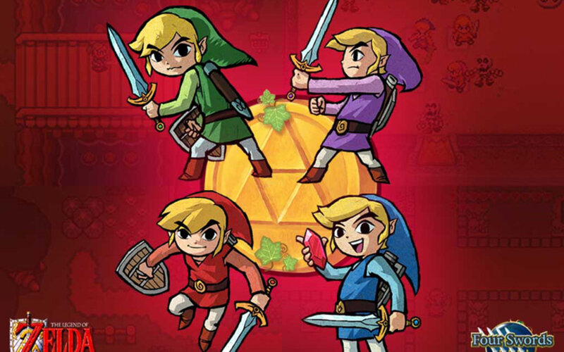 Four Link Characters — Red, Adventurous