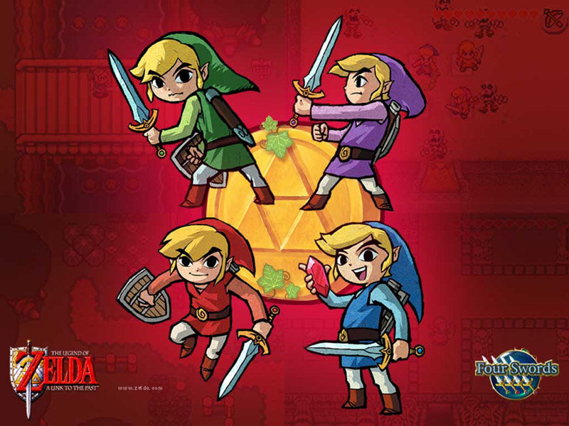 Four Link Characters — Red