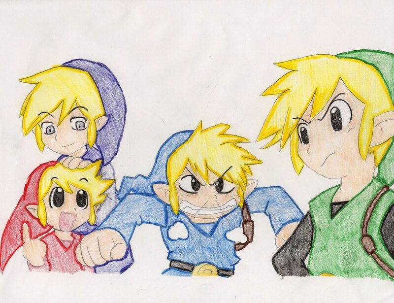 Four Link Characters — Yellow