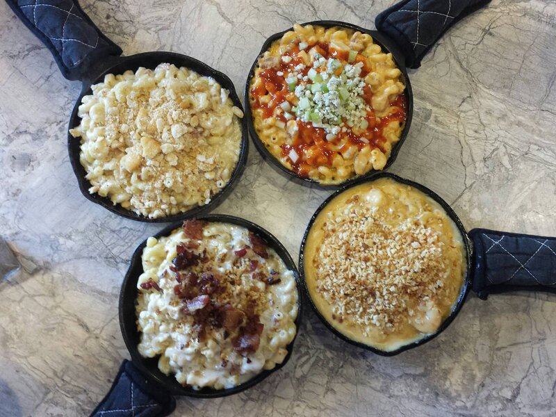 Four Mac and Cheese Skillets