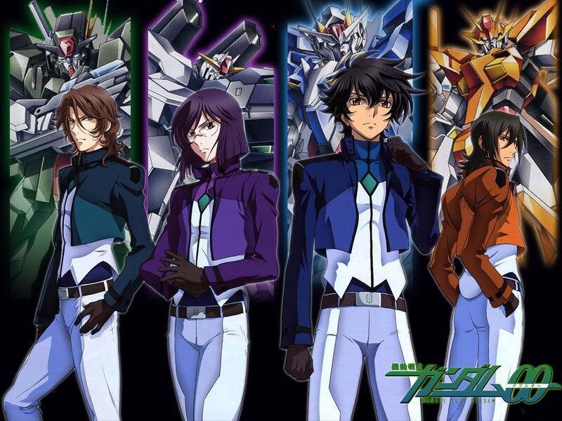 Four Male Characters — Blue