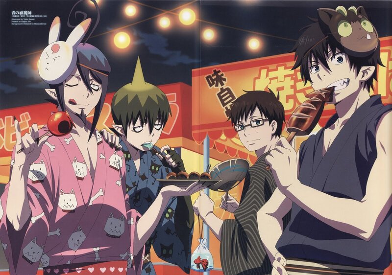 Four Male Characters Eating